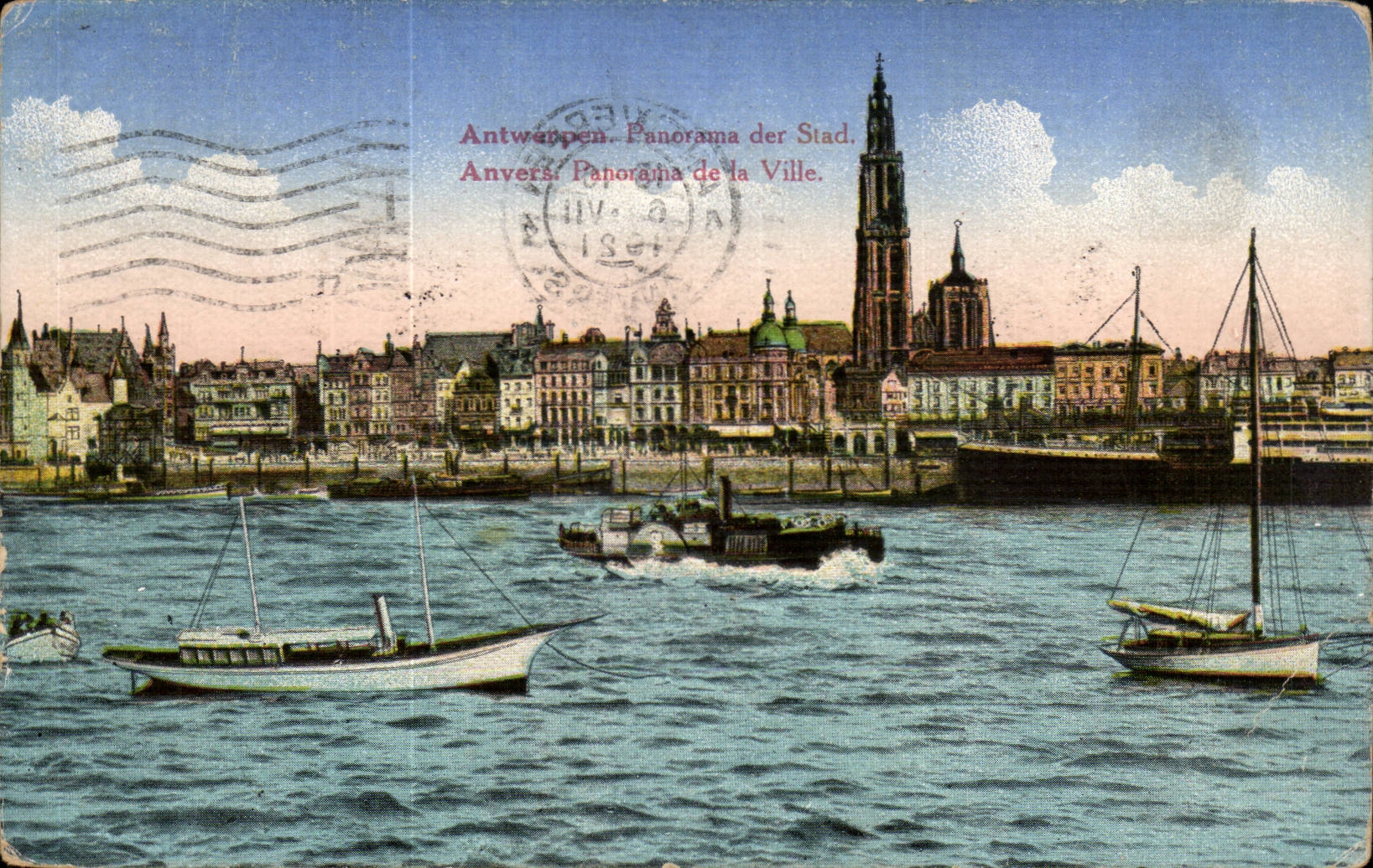 Belgien - Belgien - Belgien - Antwerpen - Antwerpen - Panorama der Stad - CPA