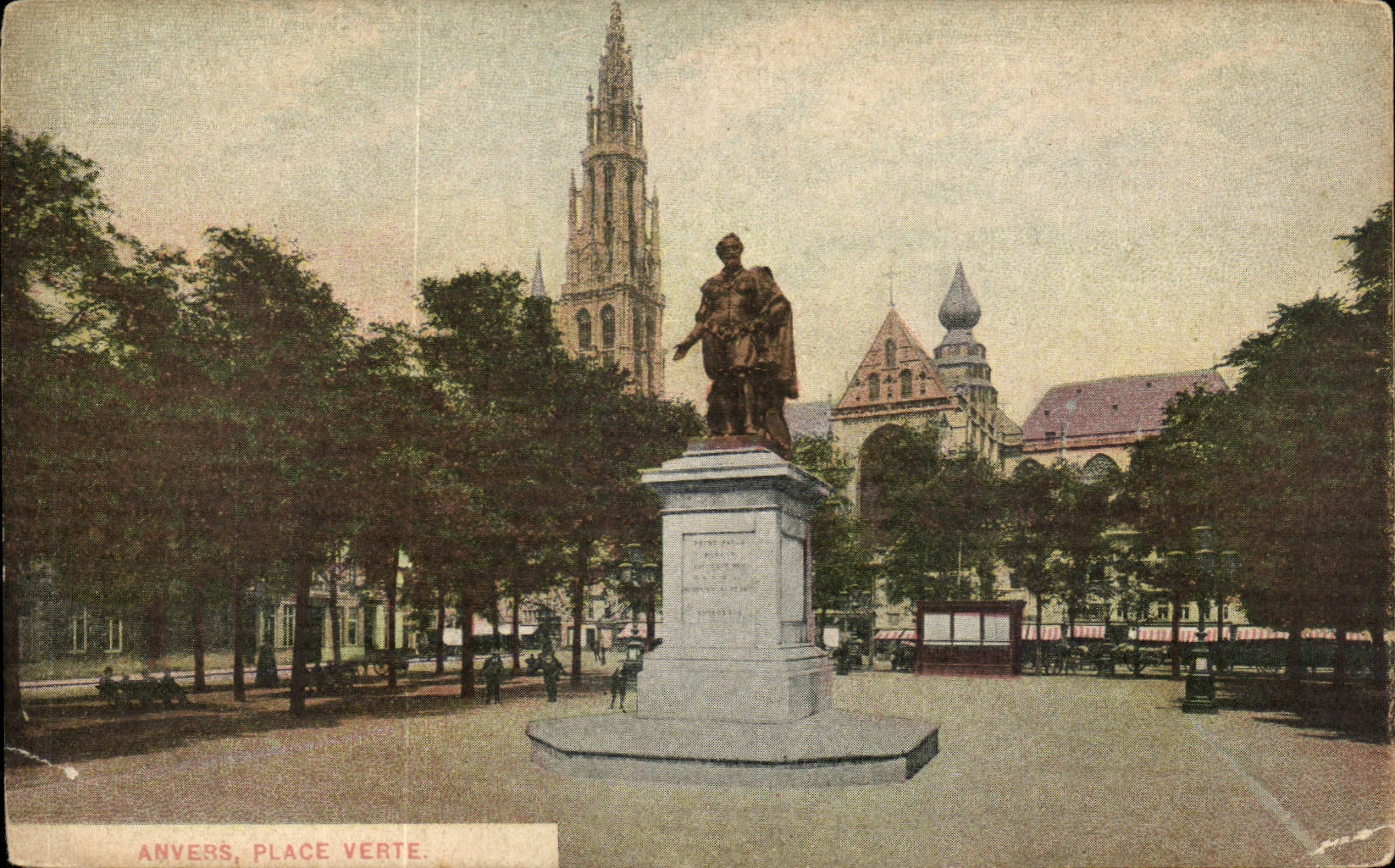 Belgien - Belgien - Belgien - Antwerpen - Antwerpen - gruner Platz - CPA