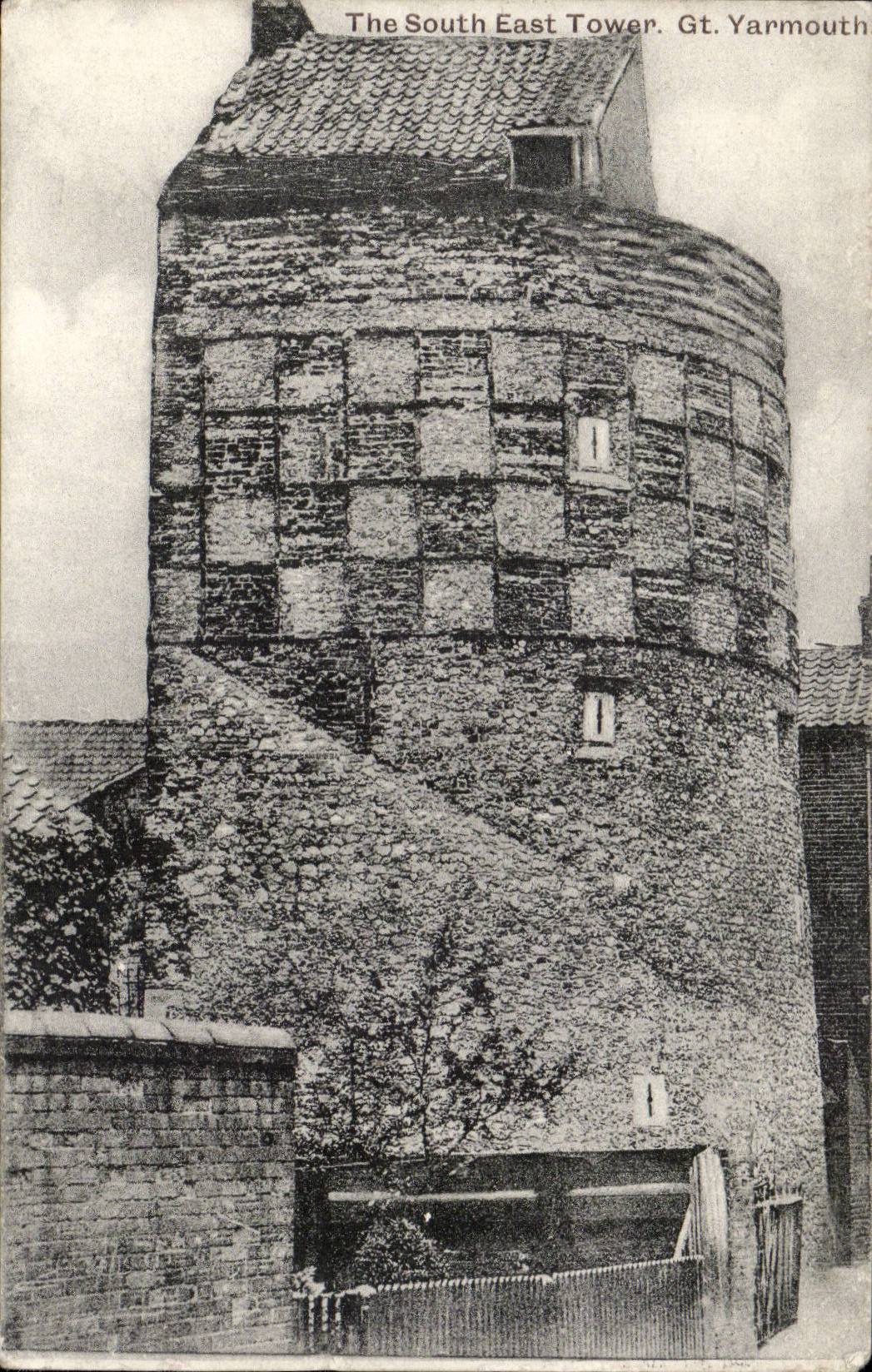 Grande Bretagne Great BRitain CPA The south sea tower Gt Yarmouth