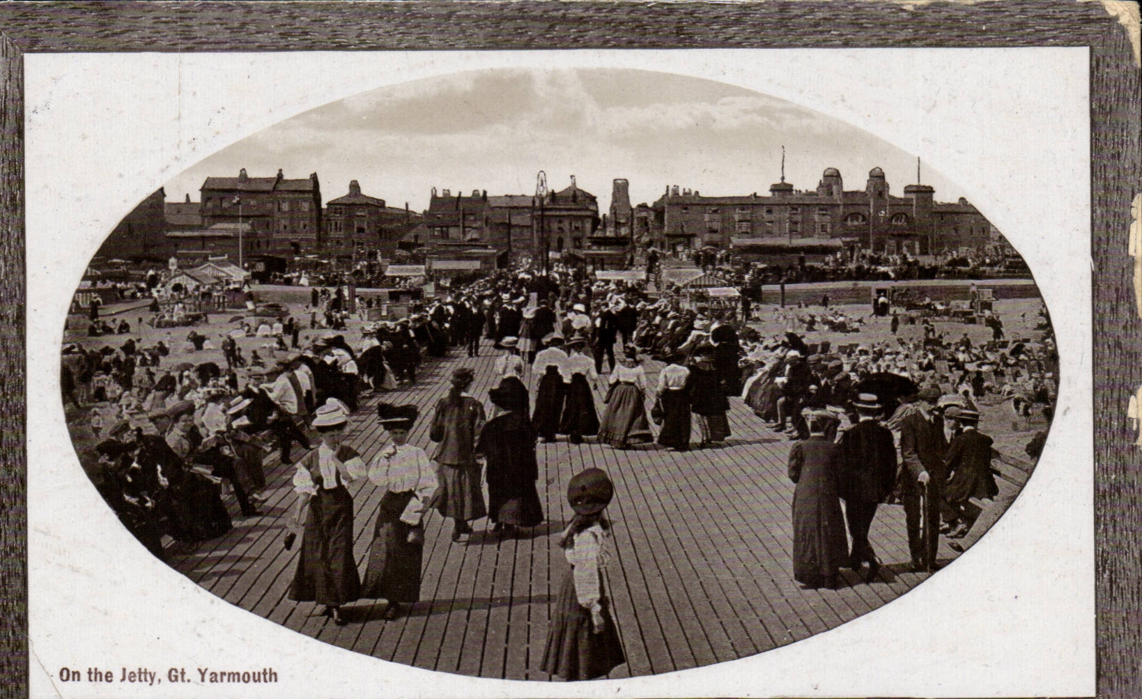 The United Kingdom Great BRitain CPA One the Jetty WP Yarmouth