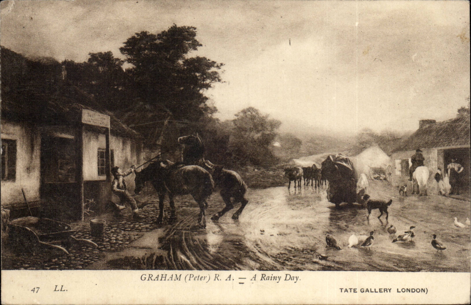 CPA Graham Peter A rainy day Tate Gallery (London)