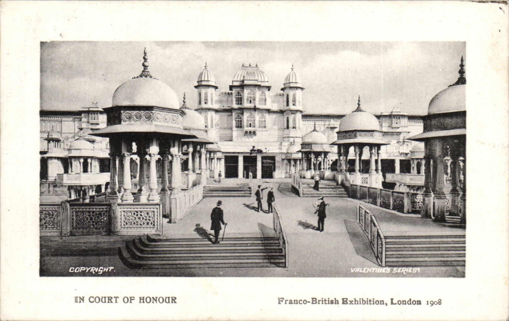 The United Kingdom Great britain CPA Franco British exhibition London 1908 Runs honor off