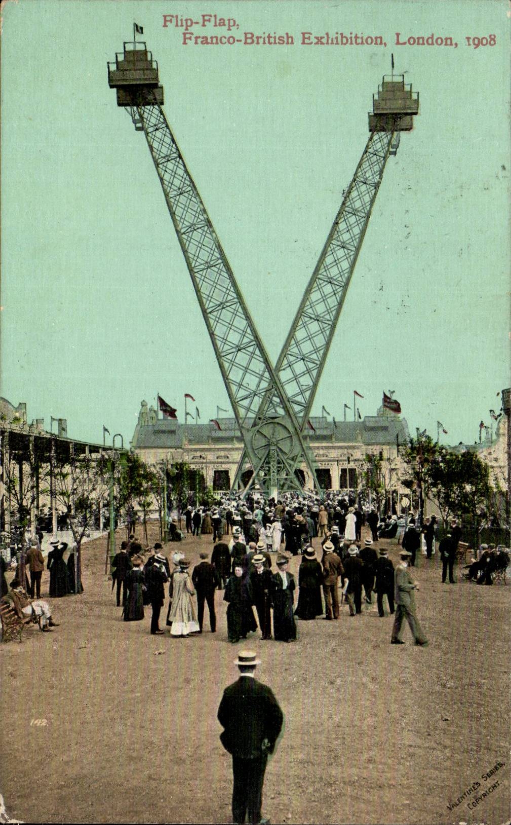 The United Kingdom Great britain CPA Free British exhibition London 1908 Flip Flap (horse-gear)