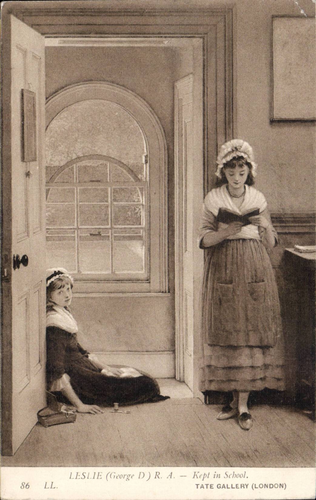 CPA Leslie Kept in school Tate Gallery (London)