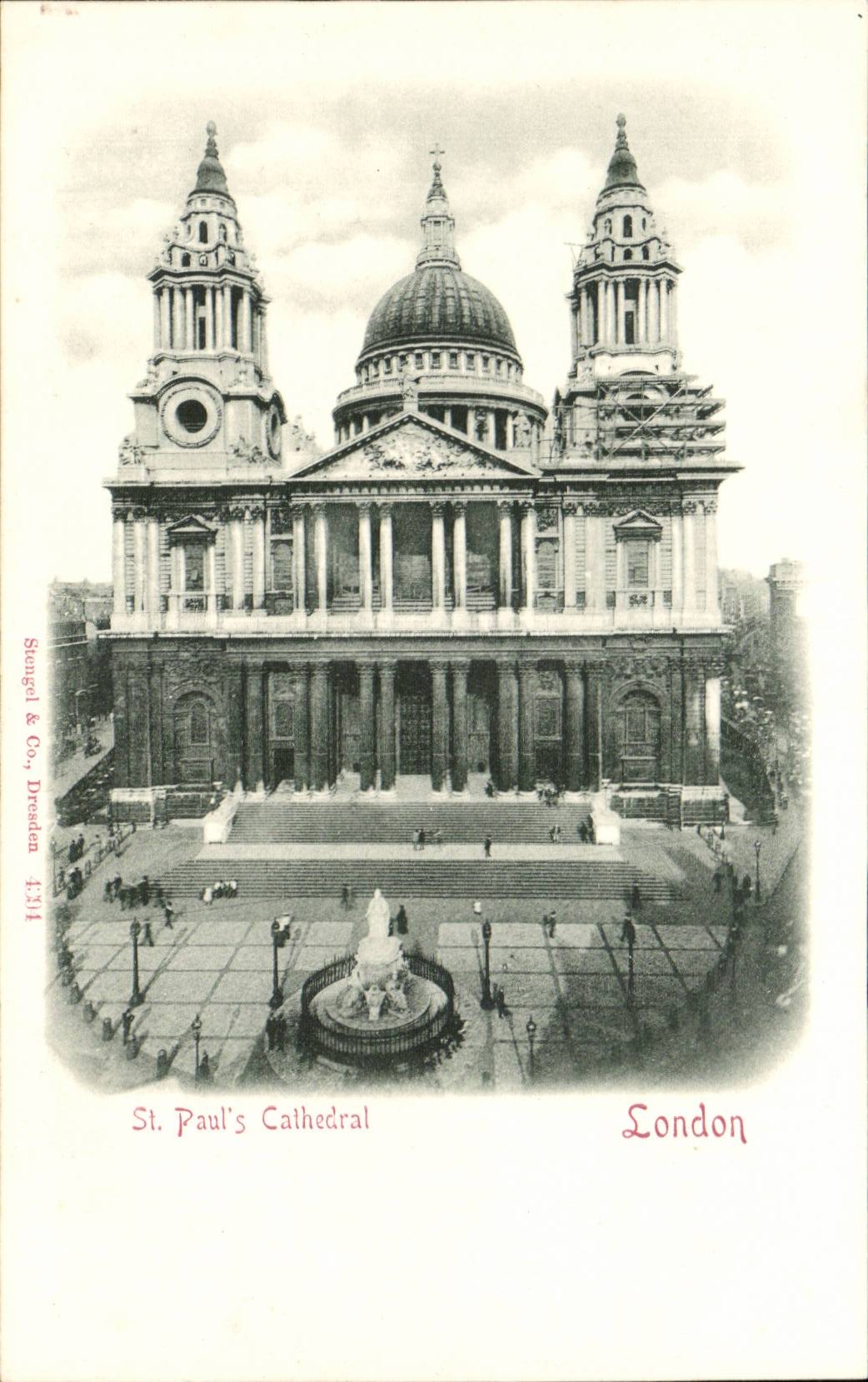 The United Kingdom Great Britain CPA London St Paul' S cathedral