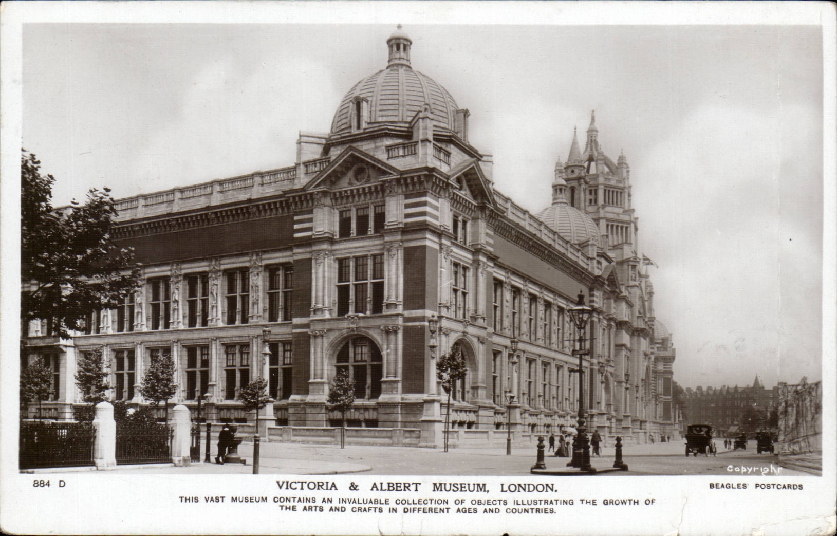 The United Kingdom Great Britain CPA London Victoria and Albert Museum