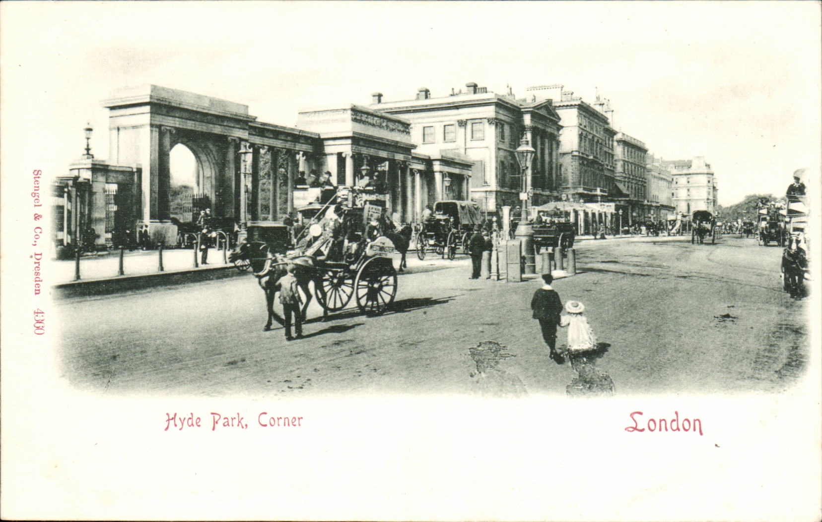 The United Kingdom Great Britain CPA London Hyde Park corner