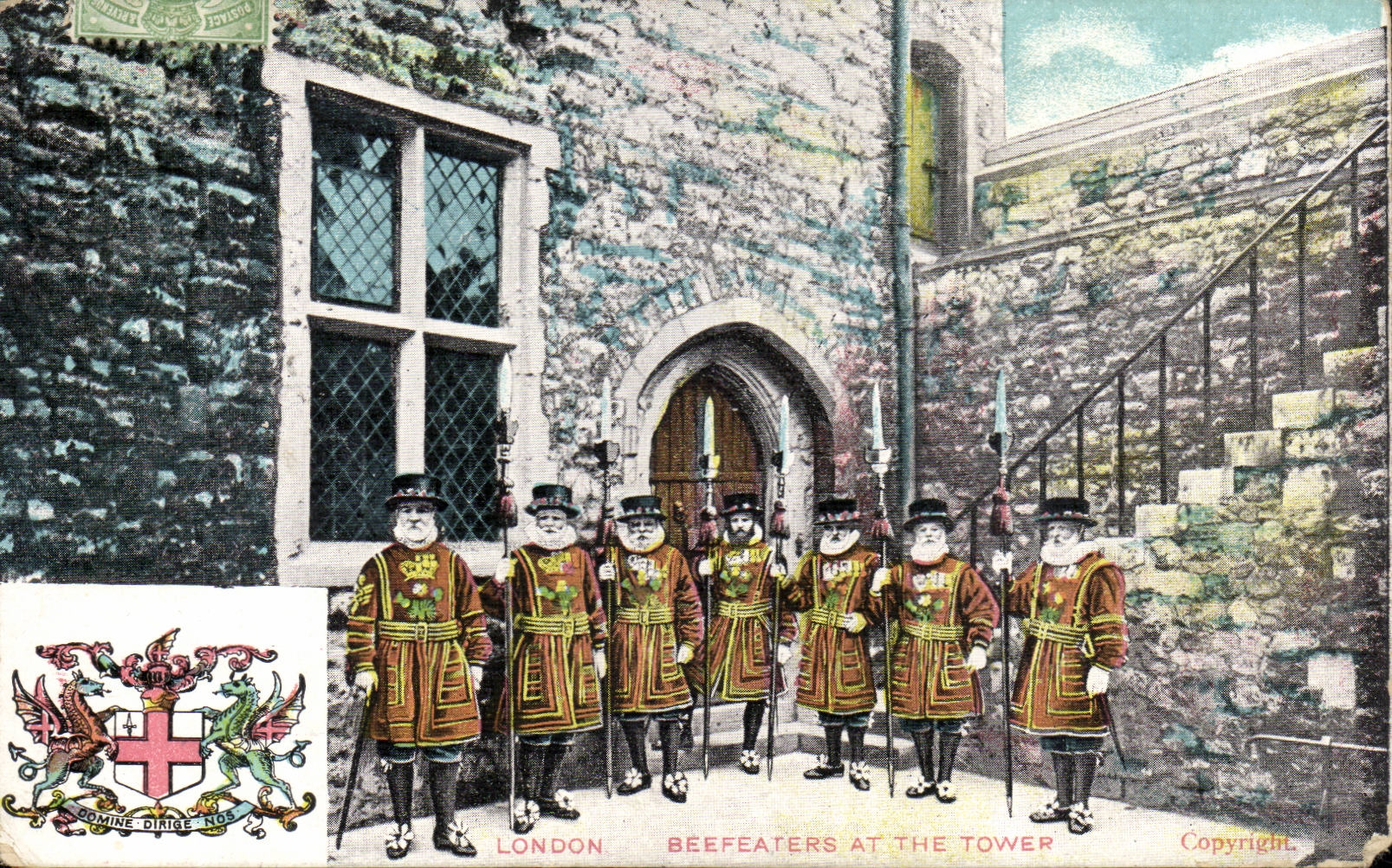The United Kingdom Great Britain CPA London Beefeaters At the tower