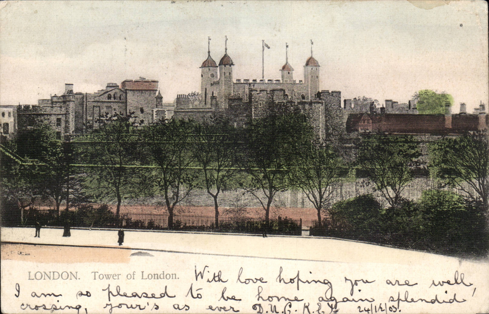 The United Kingdom Great Britain CPA London Tower off London