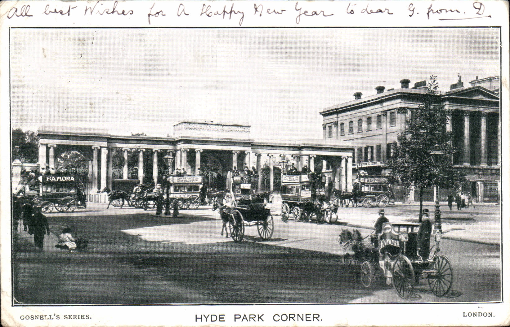 The United Kingdom Great Britain CPA London Hyde park corner