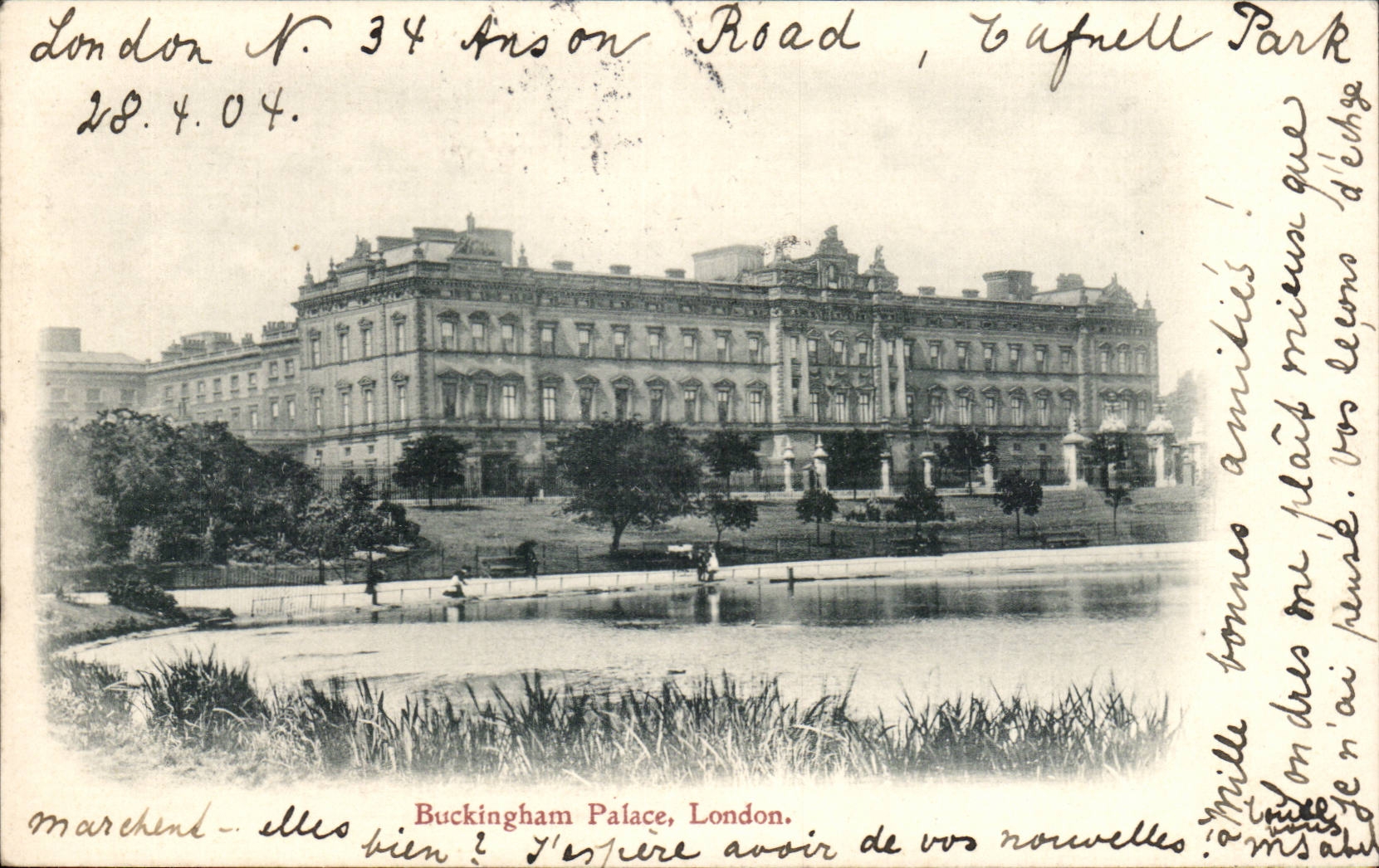 The United Kingdom Great Britain CPA London Buckingham de luxe hotel