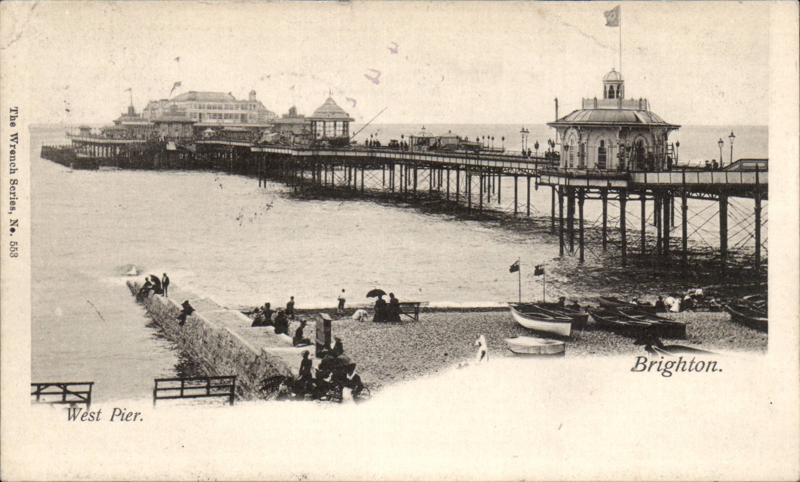 The United Kingdom Great BRitain CPA Brighton West pier