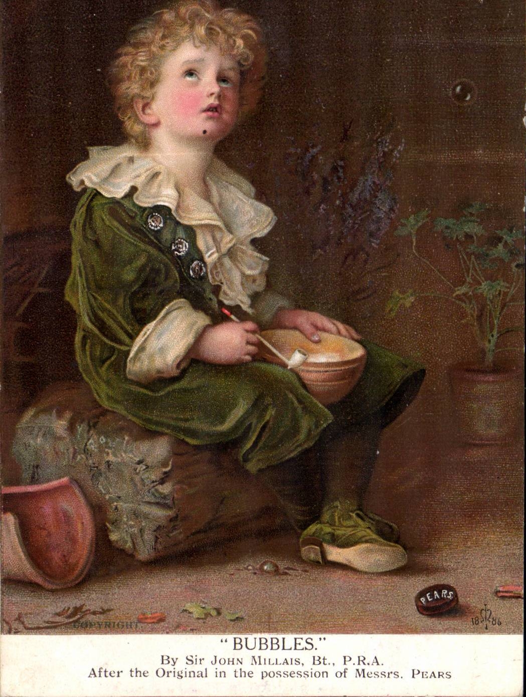 Grande Bretagne Great BRitain CPA Bubbles By Sir John Millais 