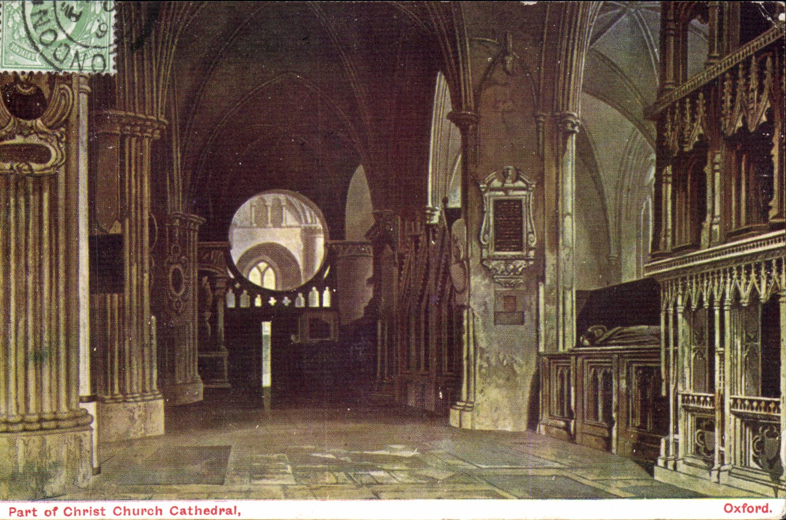 The United Kingdom Great BRitain CPA Oxford Leaves Christ Church cathedral off