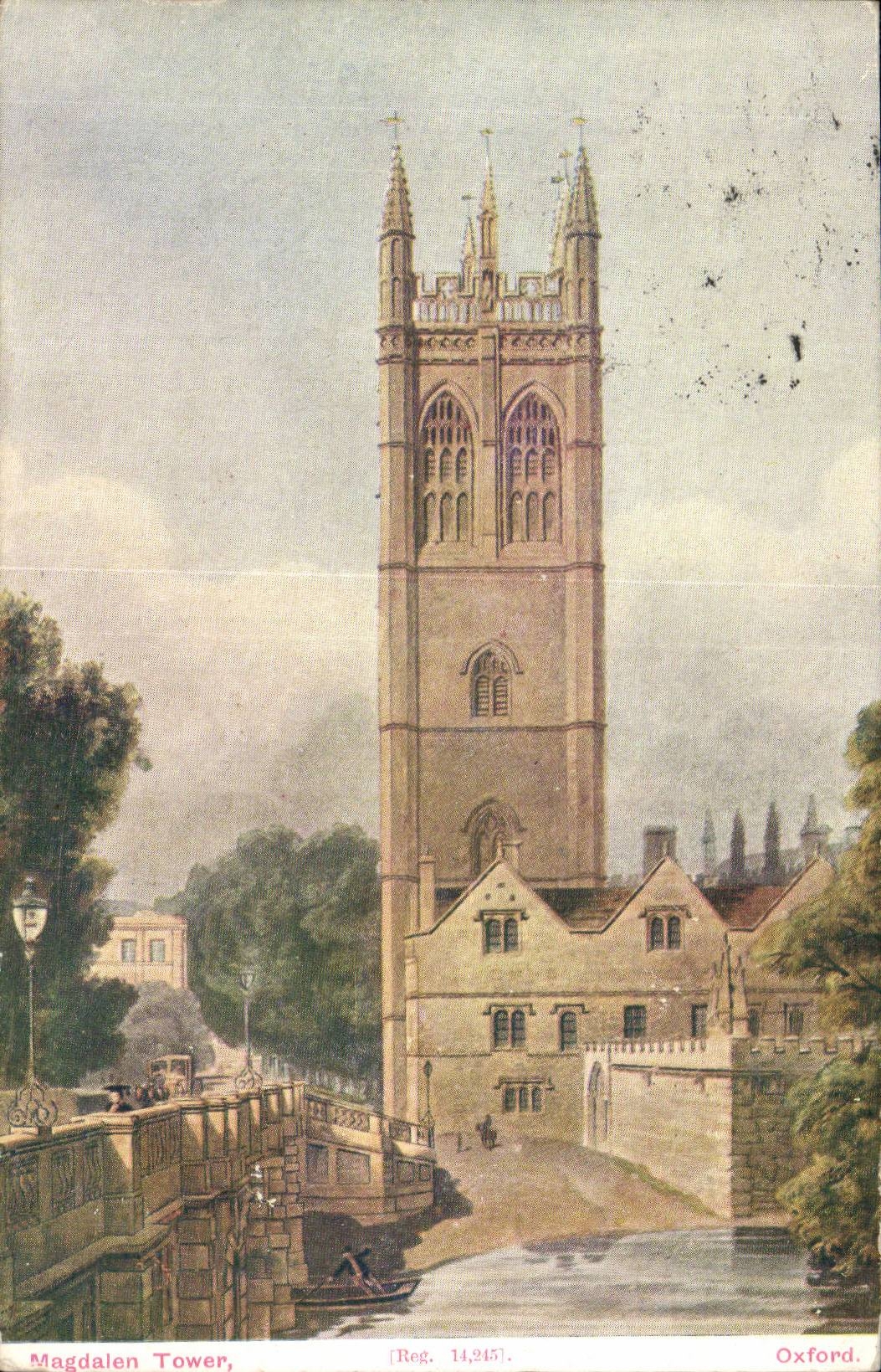 The United Kingdom Great BRitain CPA Oxford Magdalen tower