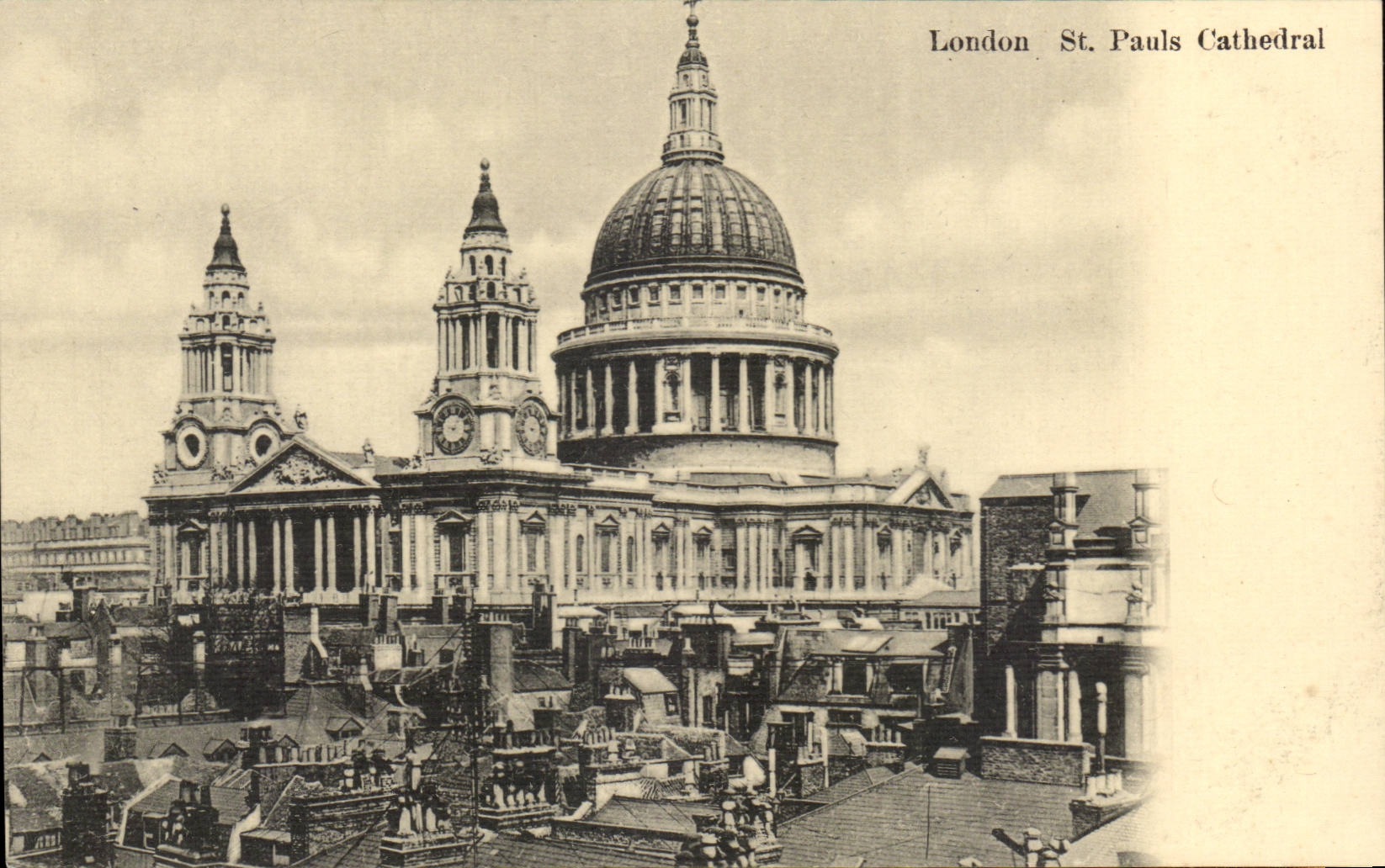 The United Kingdom Great Britain CPA London London St Pauls cathedral