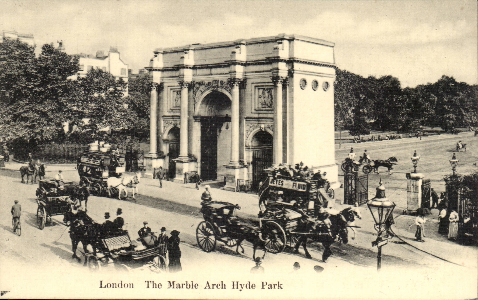 The United Kingdom Great Britain CPA London London The marble arch Hyde PArk