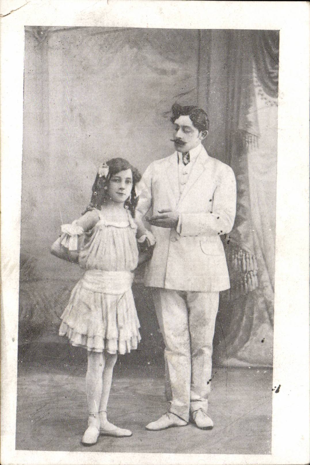 Fantasy - Child and Father - - CPA