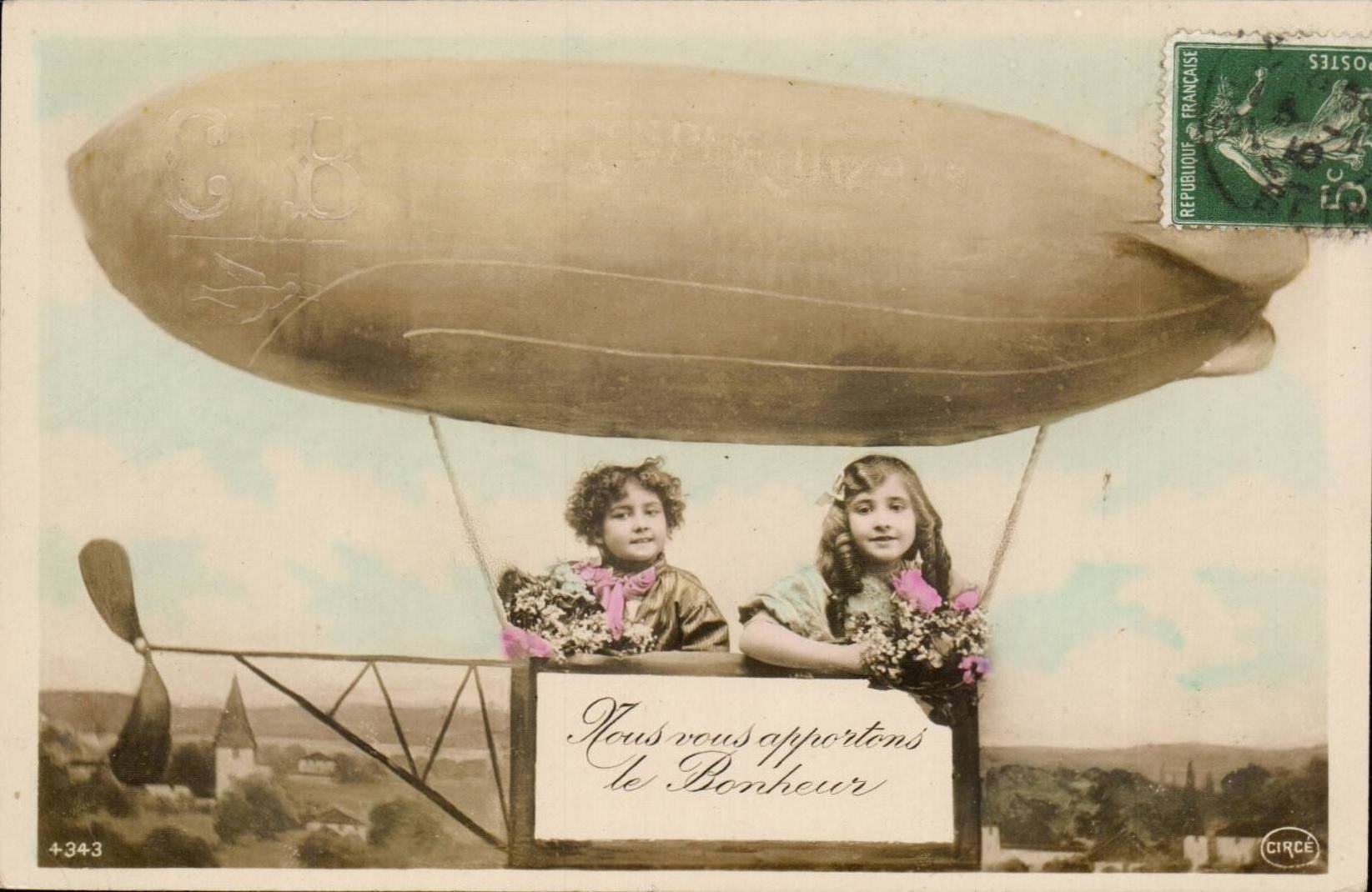 Fantasy - Child - Zeppelin - We bring happiness to you - CPA