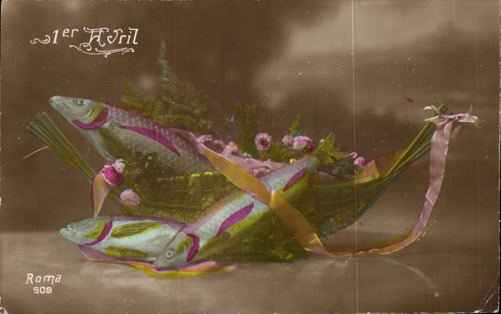 Phantasie - Festival 1 April - die Fische - die Sunde - CPA -