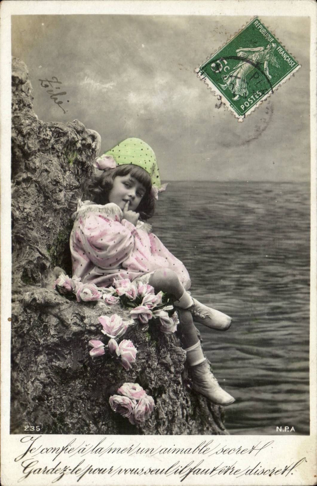 Fantasy - Child - Pretty Girl - CPA