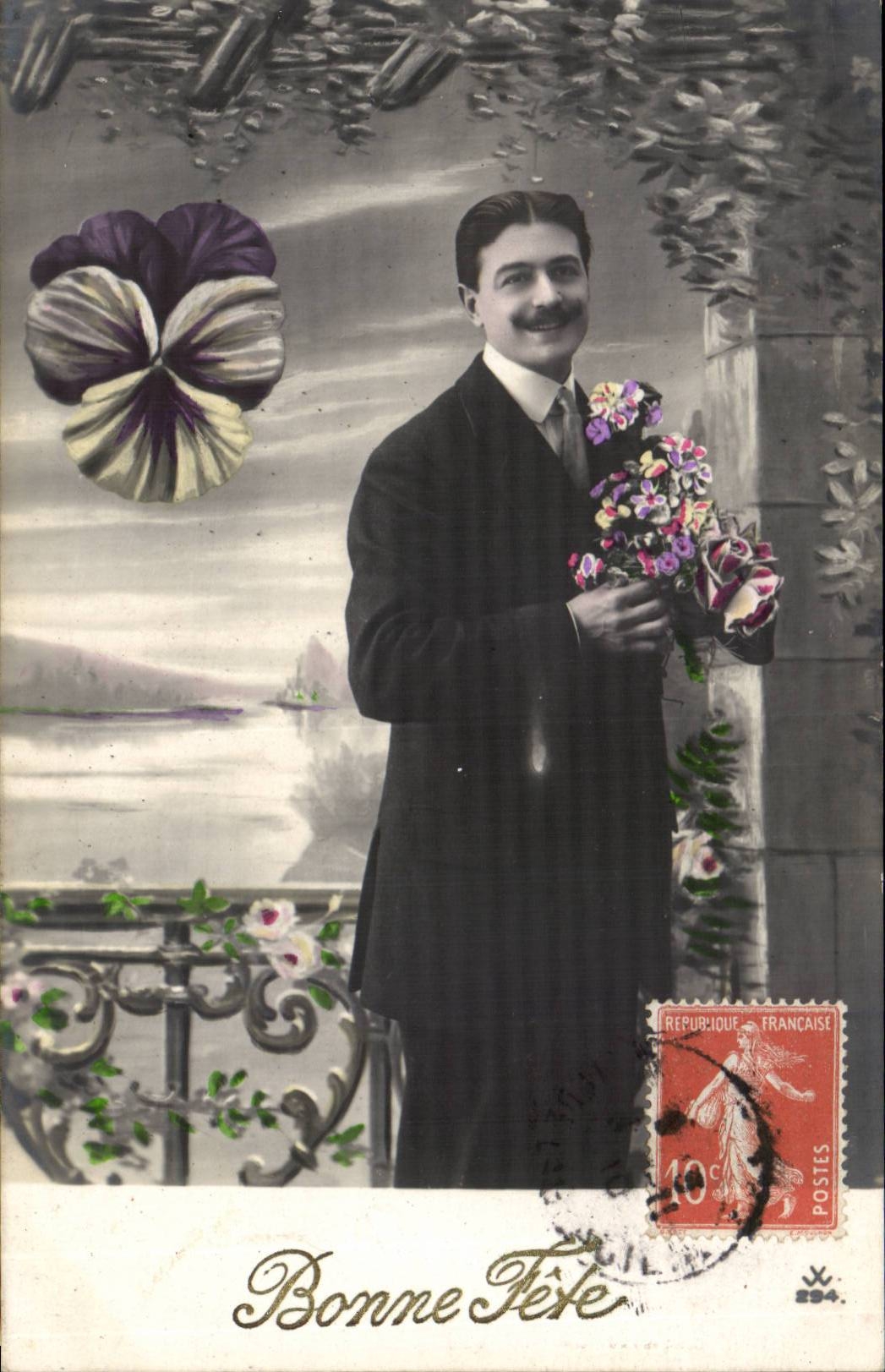 CPA Fantasy Man Good festival (Renee Mougeot has Louvemont)