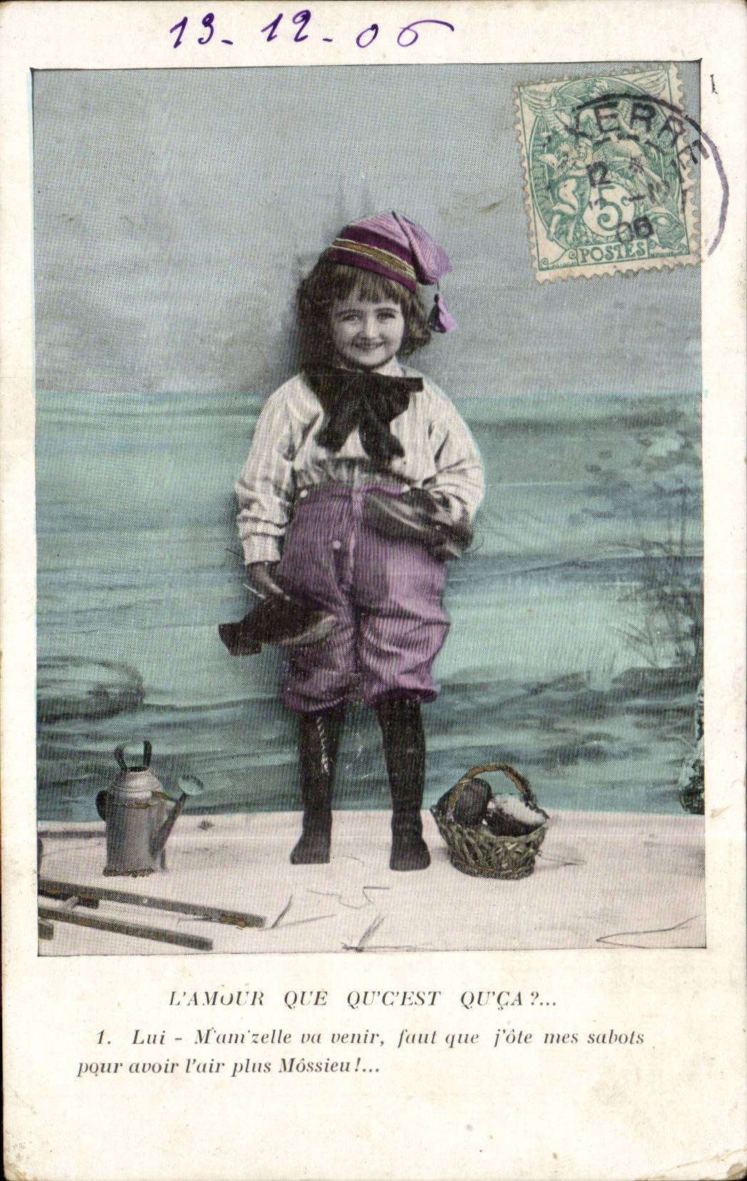 Fantasy - 1906 - Child - Christmas - Christmas - love that it is That Ca - CPA