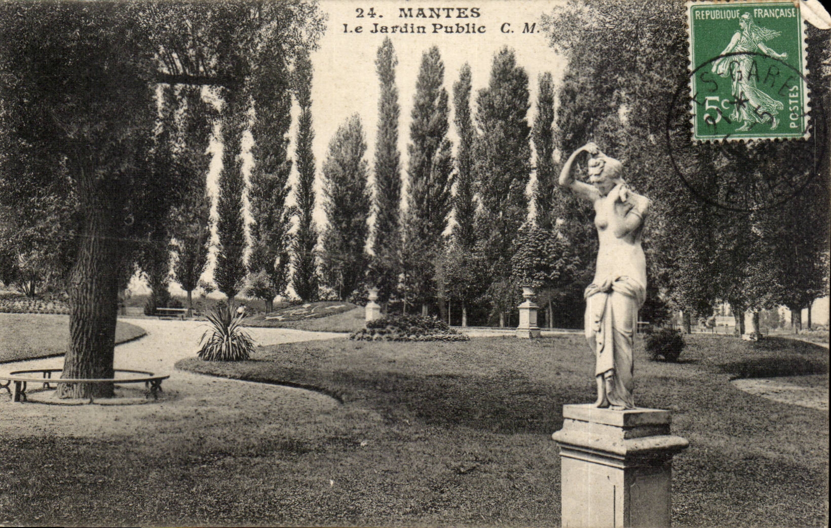 Mantes CPA the public garden