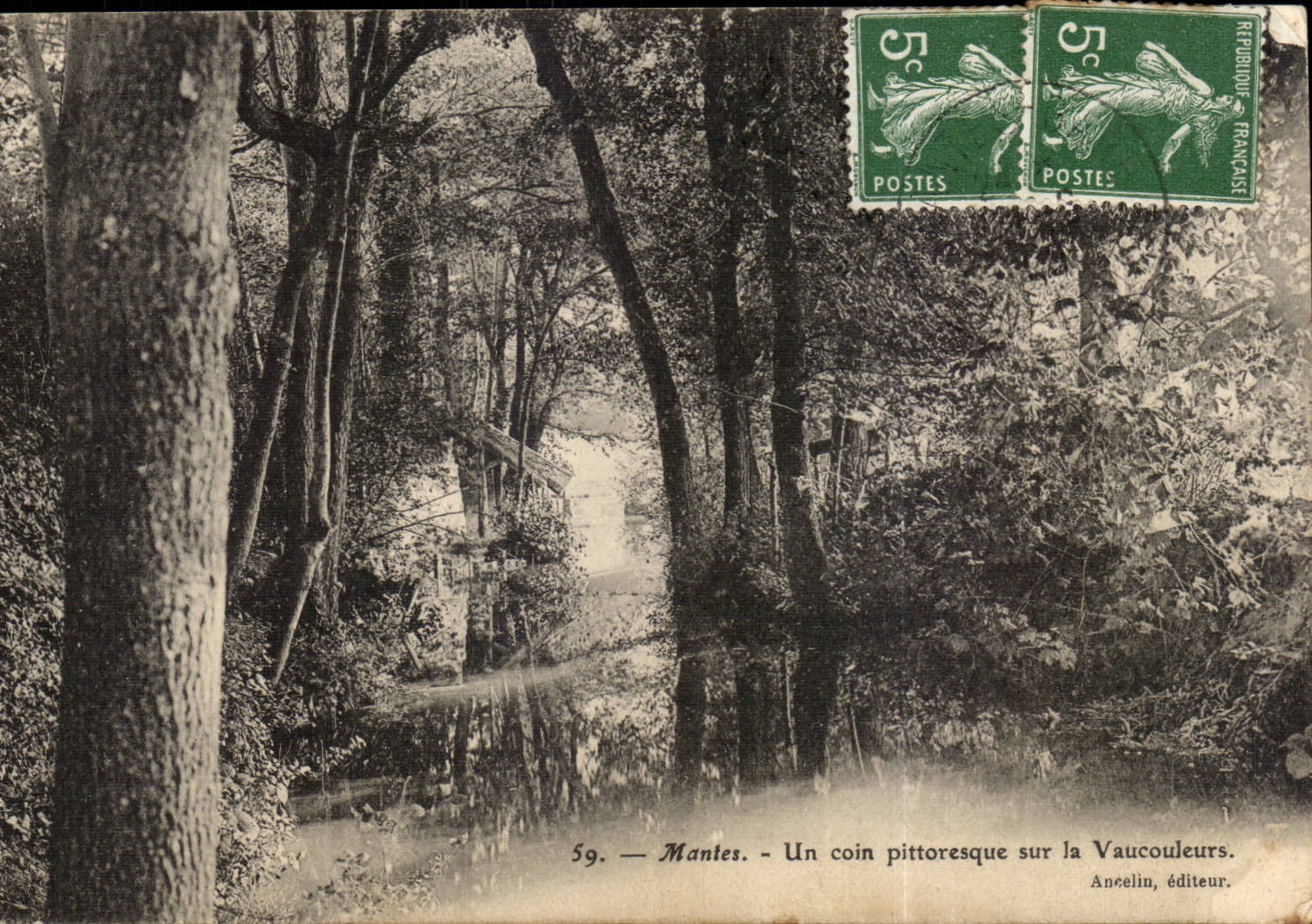 Mantes CPA a corner of picturesque on Vaucouleurs