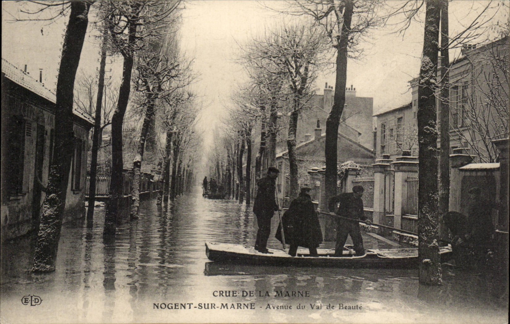 Nogent on the Raw Marne CPA of the Seine Which occurred of the Valley of Beauty