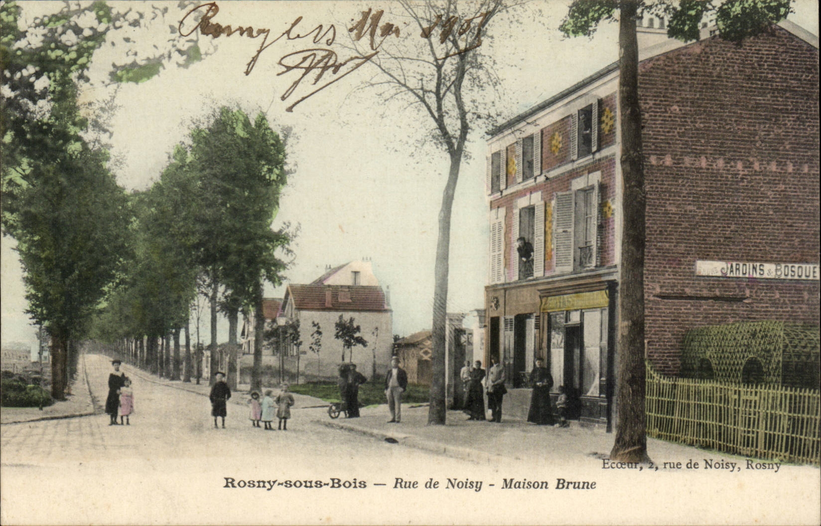 Rosny under Wood CPA Street of Noisy brown House