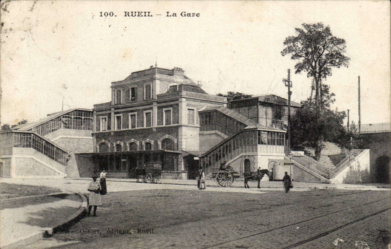Rueil CPA Train station