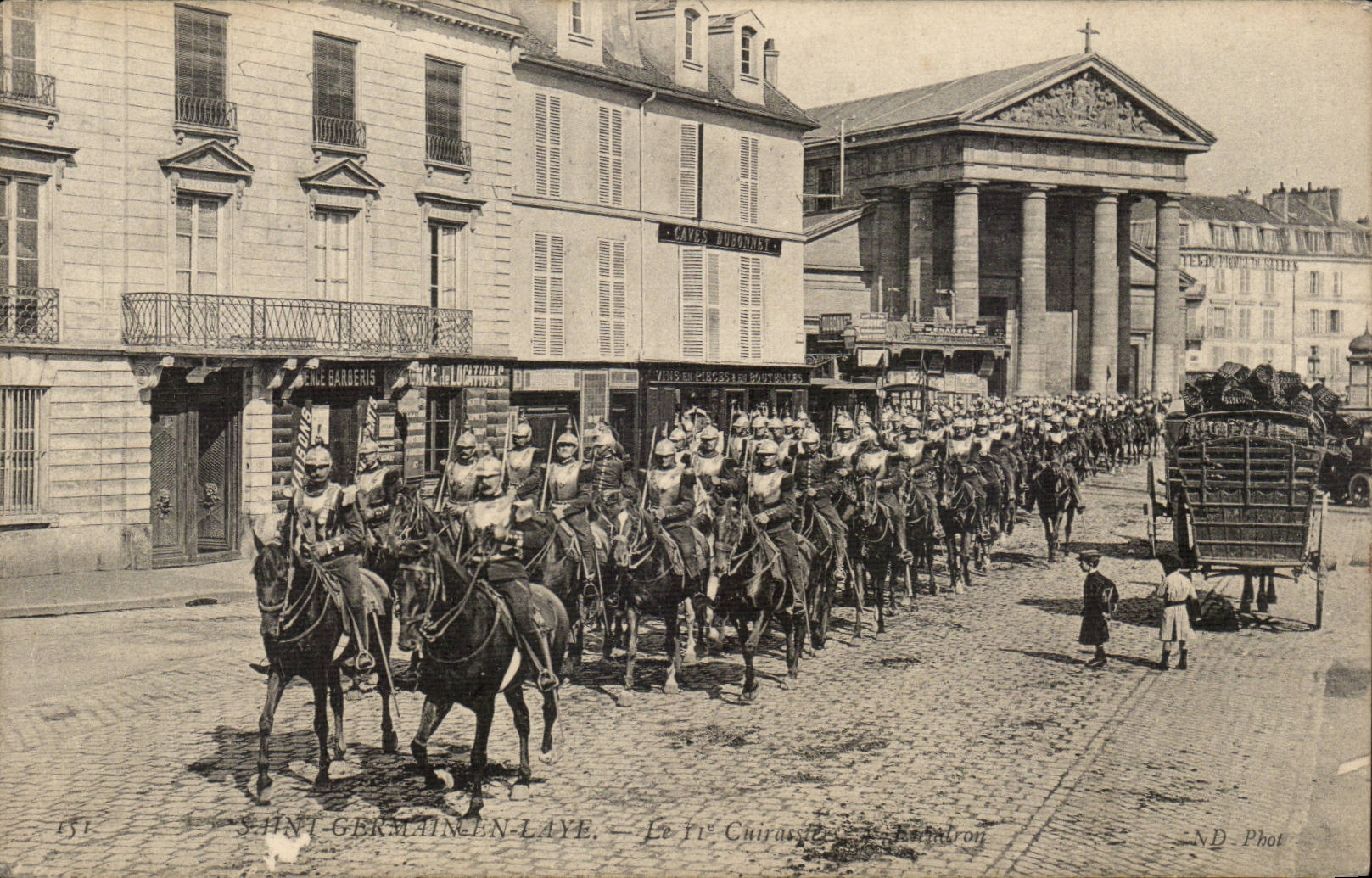 Saint Germain im Bush-Hammer CPA 11 der Rustungen im Geschwader (militaria Drachen) TOP