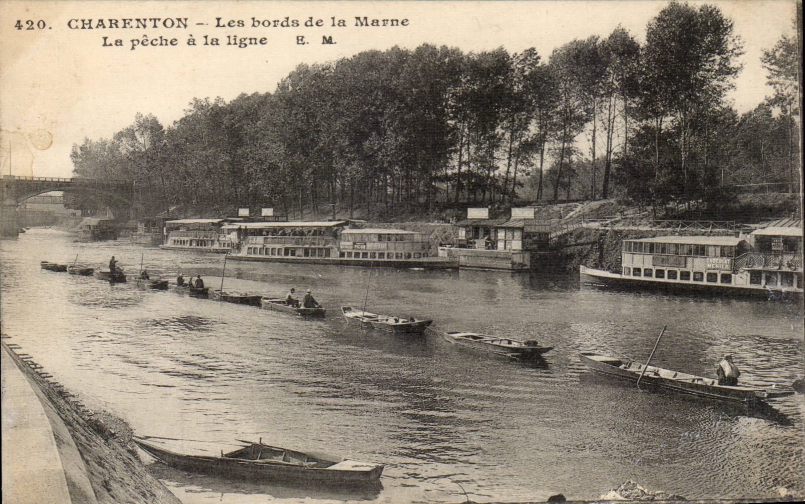 Charenton CPA edges of the Marne Fishing to the line