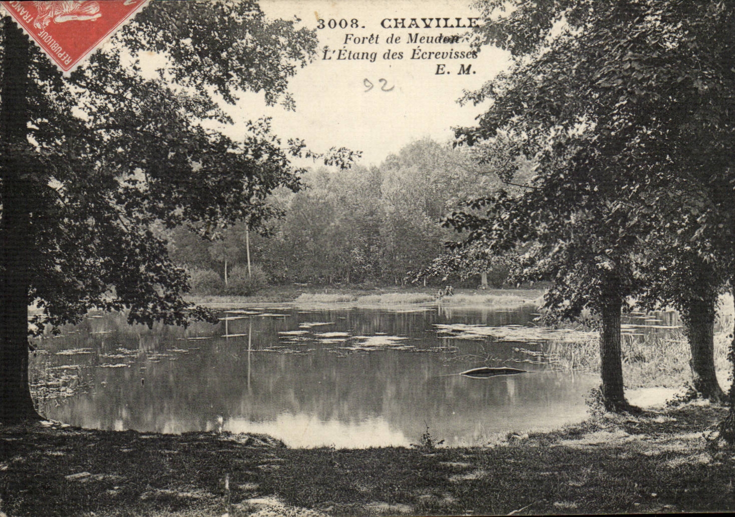 Chaville CPA Bohrgerat von Meudon der Teich der Panzerkrebse