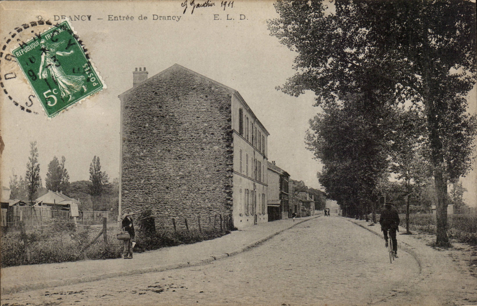 Drancy CPA Entrance of Drancy