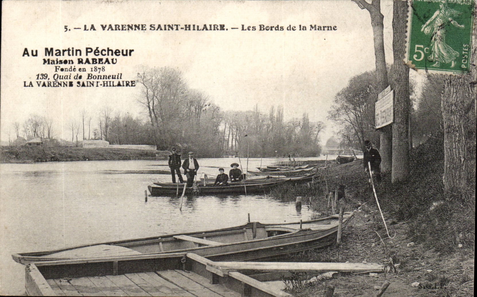 La VArenne Saint Hilaire CPA Les bords de Marne