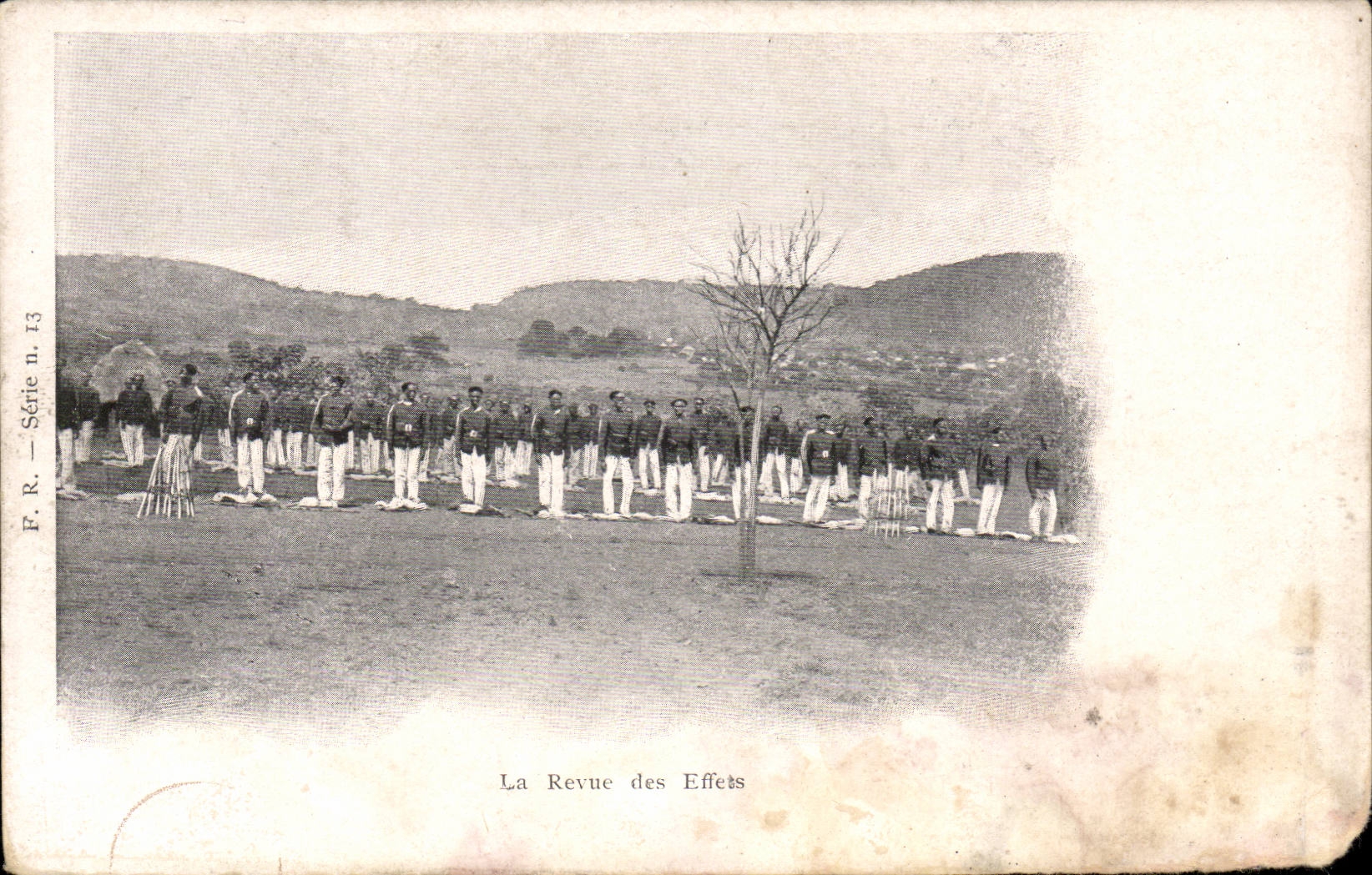 Real photo Militaria Regiment the review of the effects