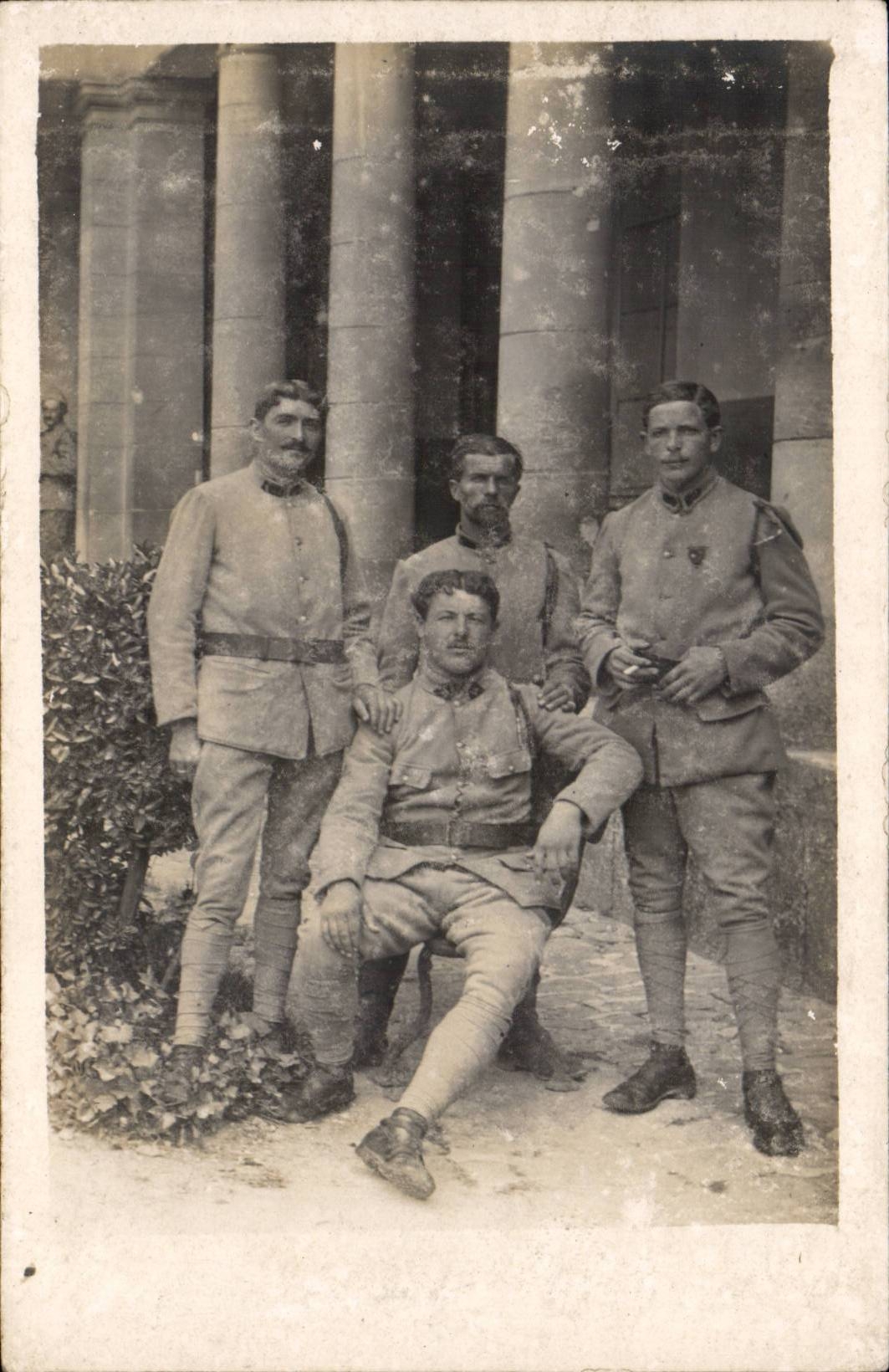 Real photo Soldiers militaria