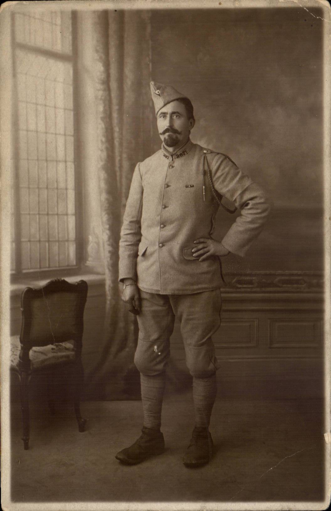 Real photo Soldier militaria