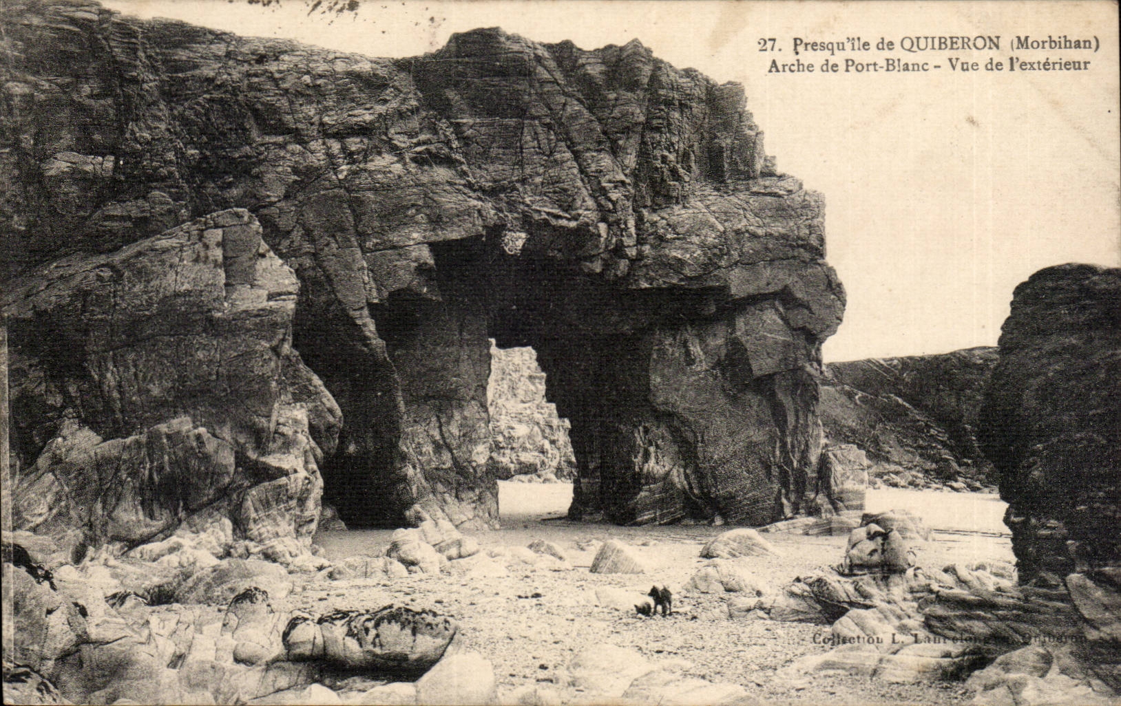 CPA Peninsula of Quiberon Arch of White Port Seen of outside