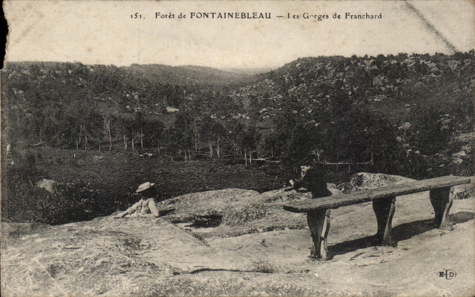 Fontainebleau - L Drill - Falls of Franchard - CPA