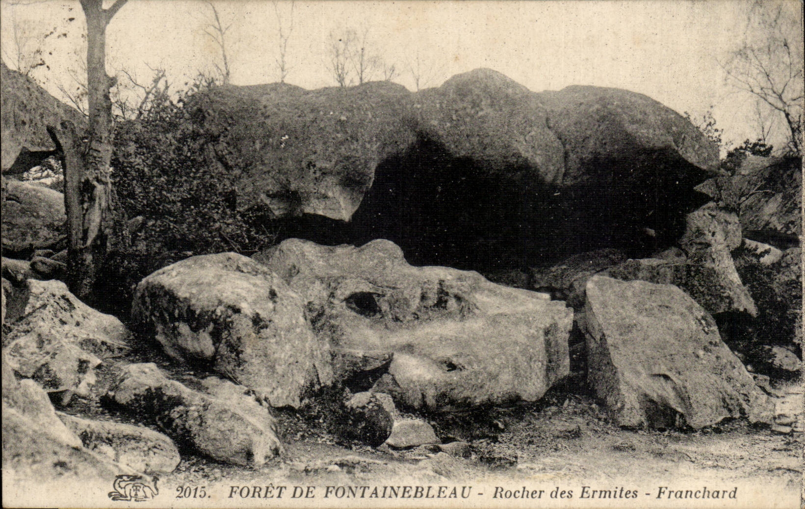 Fontainebleau - the Drill - Rock of the Hermits - Franchard - CPA