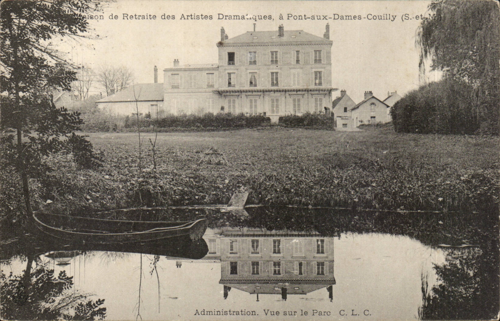 Pont aux Dames Couilly - Naison de Retraite of the Stage actors - the Terrace - CPA
