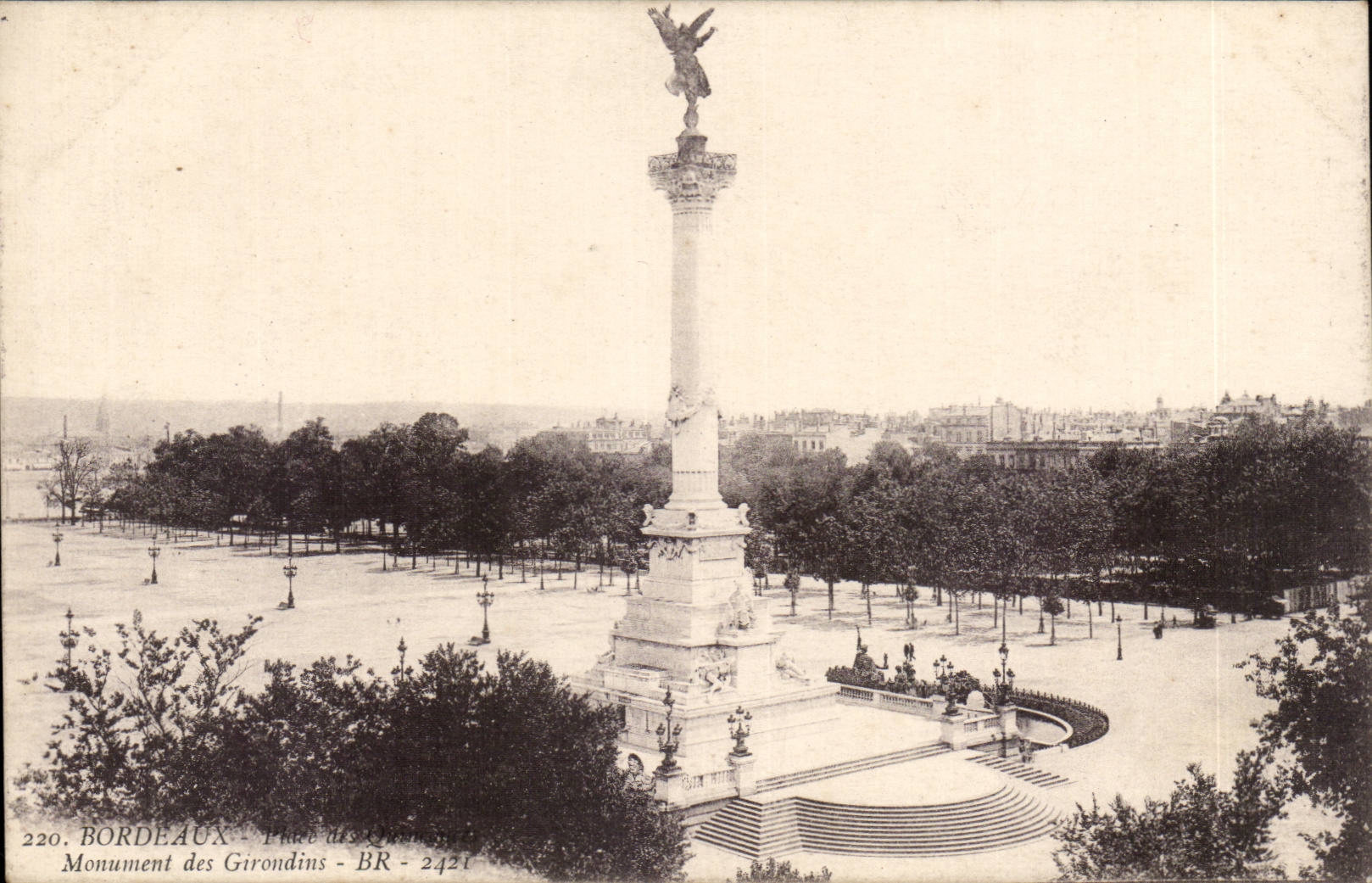 Bordeaux - Monument of the Of Gironde ones - CPA