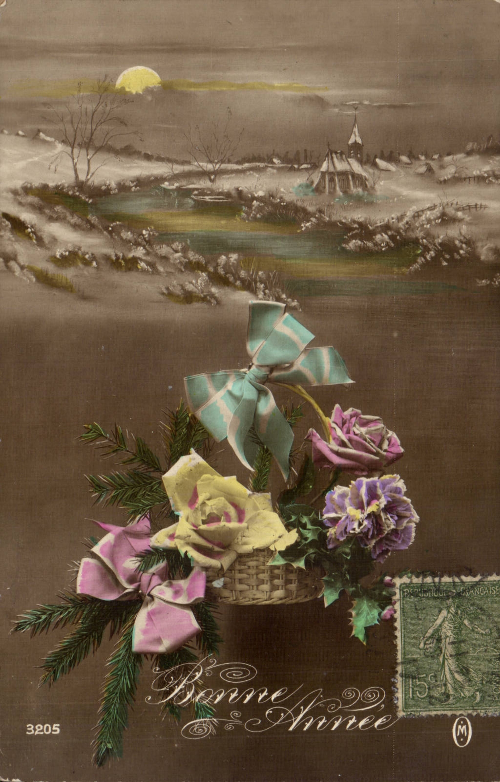 Fete - Bonne Annee - 1917 - CPA 