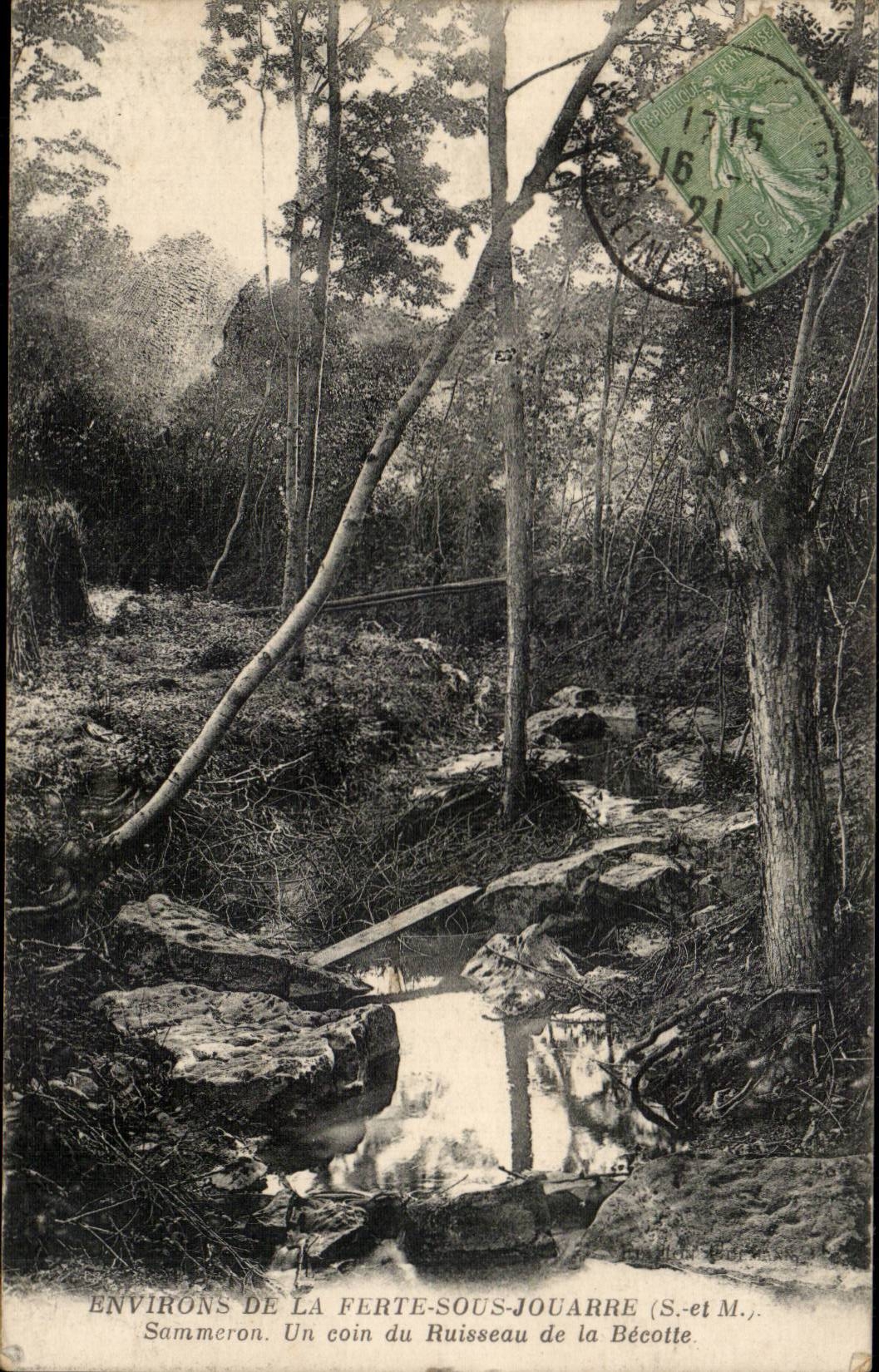 Surroundings of Ferte Under Jouarre - corner of the Bush of Becotte - CPA