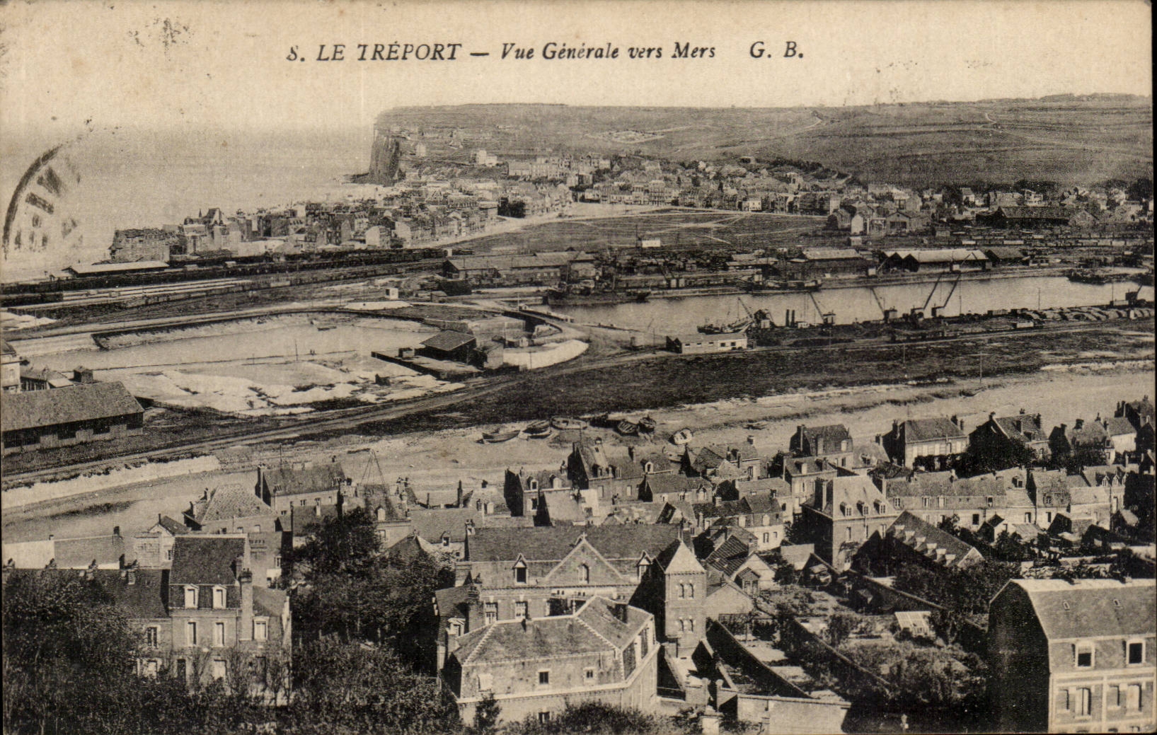 Treport - Ansicht uber Mars - CPA