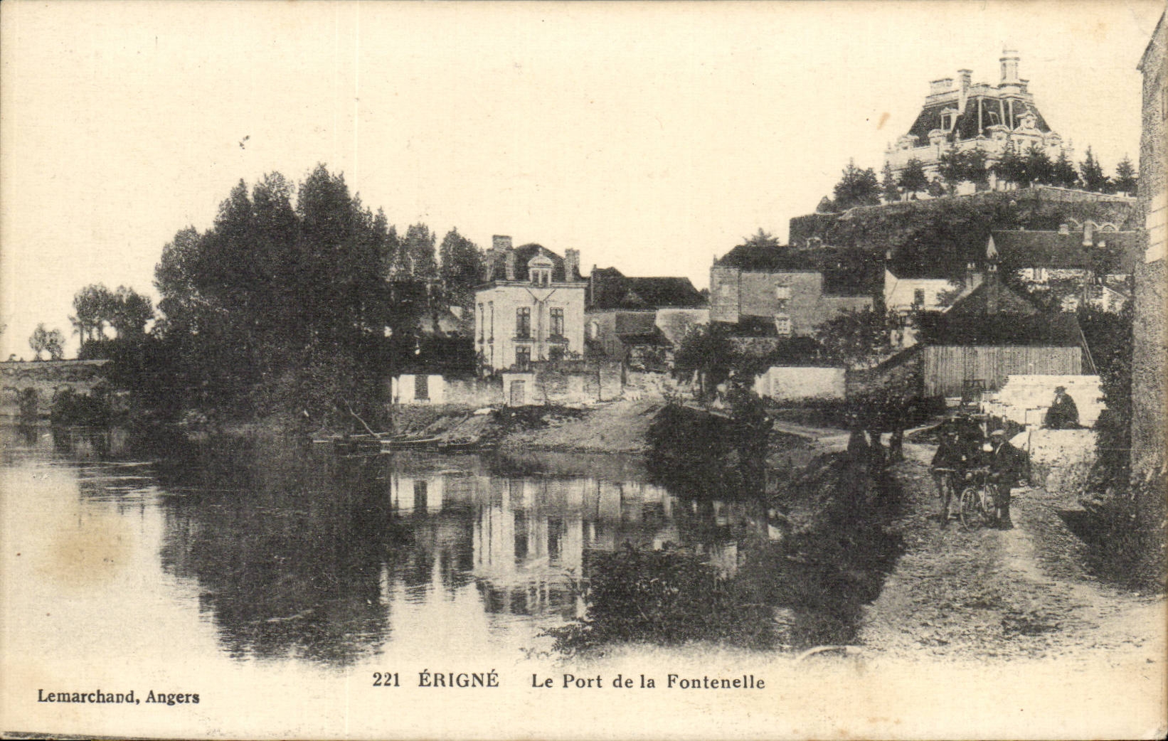 Erigne - the Port of Fontenelle - CPA