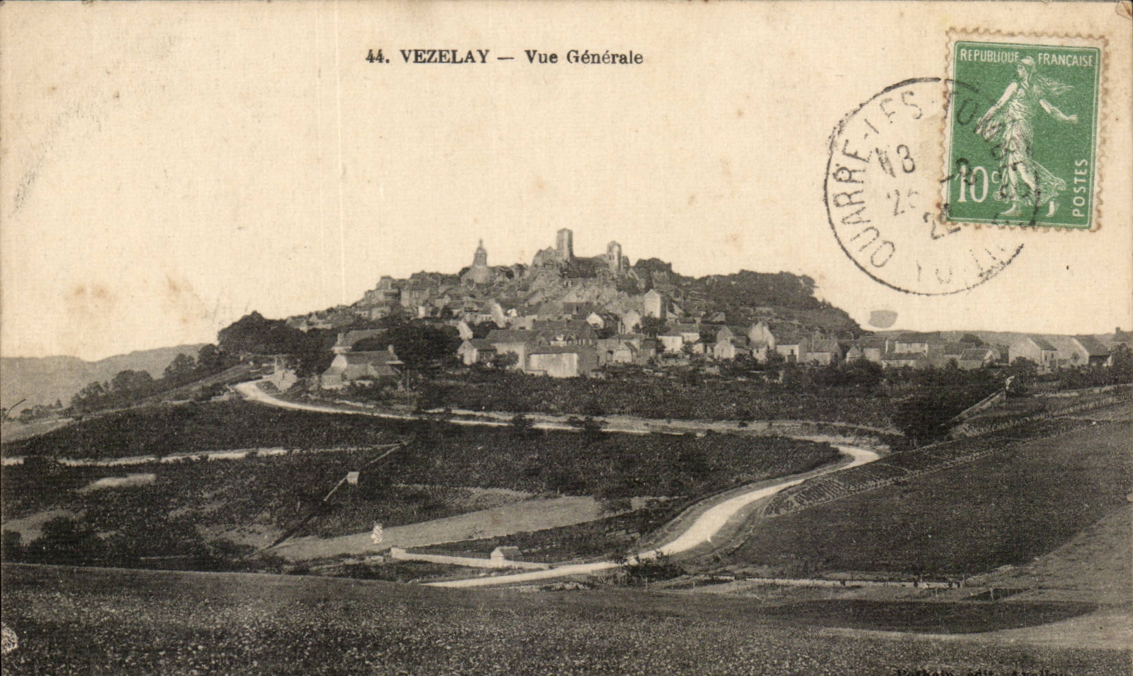 Vezelay - View - CPA